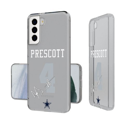 Keyscaper - NFL - Dak Prescott Dallas Cowboys Galaxy Clear Case - S24 - Multicolor-Front_Standard 