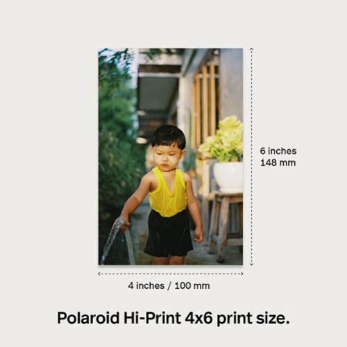 Polaroid Hi-Print 4x6 Photo Printer - White WORLDWIDE DELIVERY