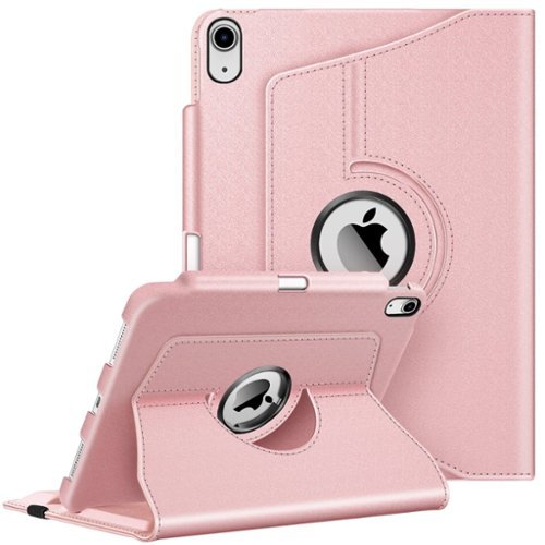 Stock Preferred - Case For iPad (A16) 11th Gen 11 Inch (2025) 360° Rotating Stand Shockproof Rose Gold - RoseGold-Front_Standard 