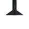 Zephyr - 30 inches - Convertible - Wall Range Hood - Black-Front_Standard