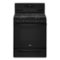 Whirlpool - 5.0 Cu. Ft. Freestanding Single Oven Gas Range with Two SpeedHeat Burners - Black-Front_Standard