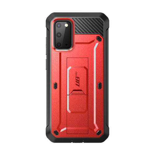 SUPCASE - Galaxy S20 FE Unicorn Beetle Pro Rugged Case - Red-Front_Standard 