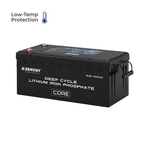 Renogy - 12V/24V/48V 200Ah Core Series Deep Cycle Lithium Iron Phosphate Battery
