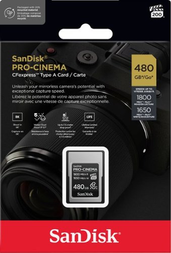 SanDisk PRO-CINEMA 480GB Cfexpress Type A Card WORLDWIDE DELIVERY