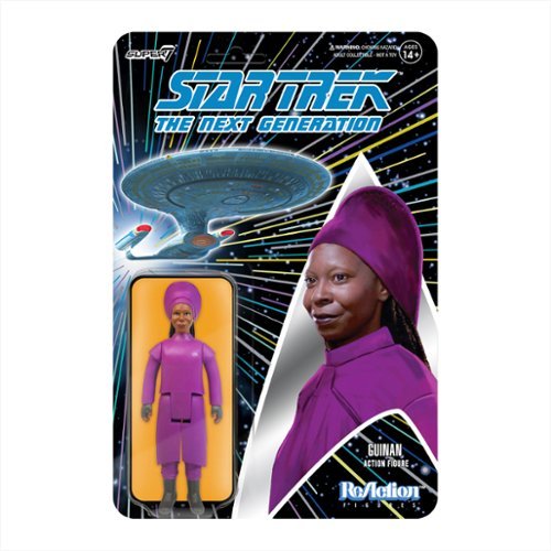  Super7 - ReAction 3.75 in Plastic Star Trek: The Next Generation - Guinan