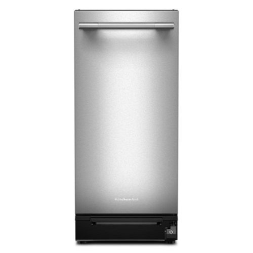 KitchenAid 15 in. Built-In Trash Compactor with Built-In Odor Management System - Stainless Steel Finish