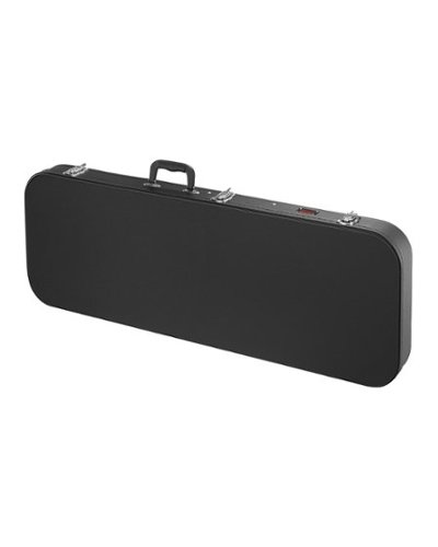 VEVOR - Electric Guitar Hard Case, 43.11 in Rectangular Guitar Hard Case, With Lock Latch Keys Handle, PVC Padding Soft Lining - Black-Front_Standard 