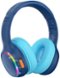 Tronsmart - KH03 Kids Bluetooth Headphones, Active Noise Cancelling Wireless Headsets 74/85/93dB Safe Volume 70H Playtime LED Lights - Navy Blue-Front_Standard