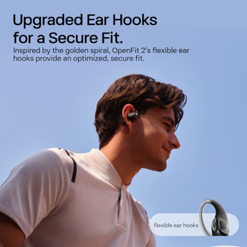 Shokz OpenFit 2 Open-Ear True Wireless Earbuds - Black WHERE TO BUY
