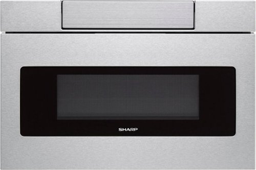 "Sharp - 30"" 1.2 Cu. Ft. Built-in Microwave Drawer - Stainless Steel"