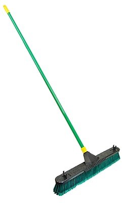 Quickie - Bulldozer™ Tight Grip® 24" Multi-Surface Pushbroom (638) - Green