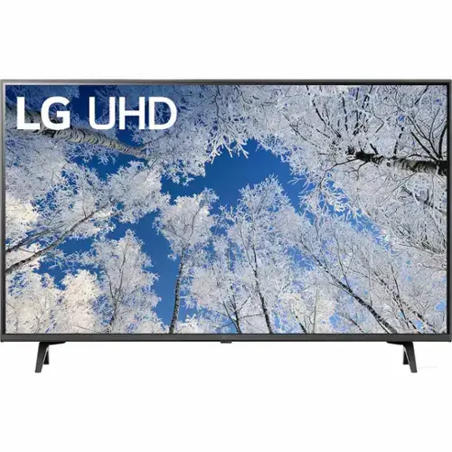 Front. LG - 75" Class LED 4K UHD UQ7070 Series Smart TV - Gray.
