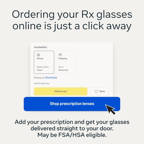 Meta Starfire Kylie Edition - Smart AI glasses for Women, Men - Meta AI, 12MP Camera, Live Translate - Black Lenses - Classic Black BUY IN MIDDLE EAST