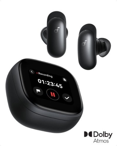 Anker - Soundcore Liberty 5 Pro Max True Wireless Noise Cancelling Bluetooth In-Ear Earbuds - Black-Front_Standard 