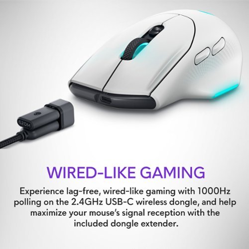 Alienware AW620M Wireless Optical Gaming Mouse - Wired - Lunar Light HOW TO BUY