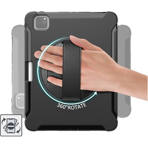 SaharaCase PROTECTION Hand Strap Series Case for Apple iPad Pro 12.9 (4th, 5th, and 6th Gen 2020-2022) - Black WHERE TO BUY