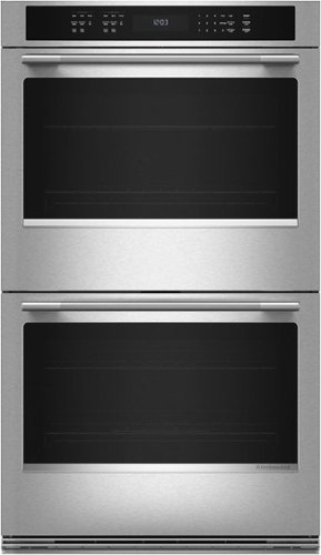 KitchenAid - 30" Built-In Electric Double Wall Oven with Air Fry Mode - Stainless Steel