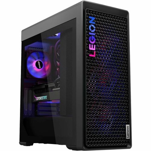 Lenovo - Legion T7 34IAS10 – Core Ultra 9 285K, 64GB RAM, 2TB SSD, Storm Gray Tower Gaming PC - Luna Gray-Front_Standard 