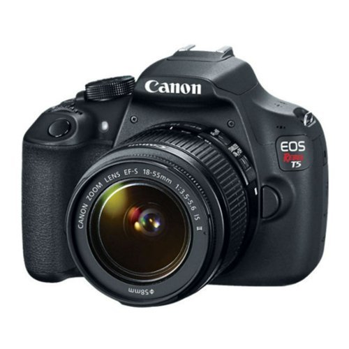 Canon Refurbished Excellent EOS Rebel T5 3.0 Inch LCD DSLR Black