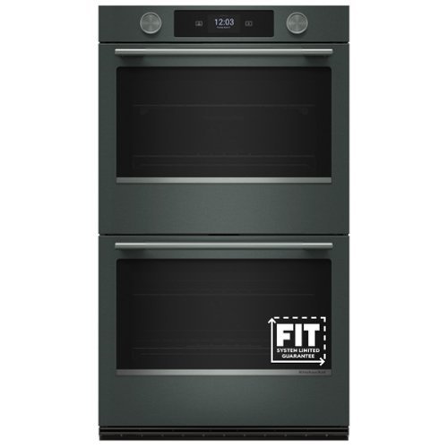 KitchenAid - 30" Smart Built-In Double Electric Wall Oven with Intelligent Cooking Camera - Juniper
