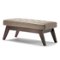 Simpli Home - Draper Mid Century Tufted Ottoman Bench - Ash Blonde-Front_Standard