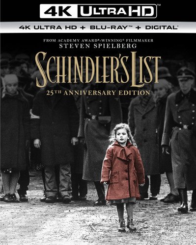 Schindler's List (25th Anniversary Edition)   - 4K Blu-Ray [Standard] [4K Ultra HD Blu-ray]-Front_Standard 
