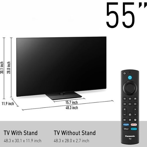 Panasonic 55 inch OLED 4K Ultra HD Smart Fire TV (2024) TV 55Z85AP