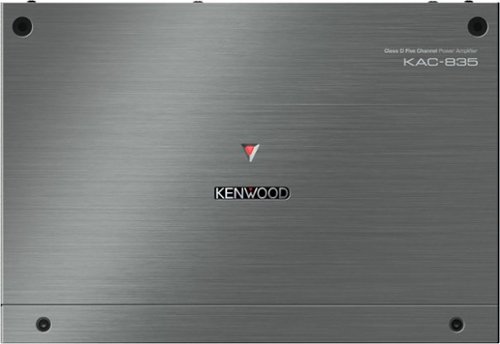 Kenwood - KAC-835 Class D 5-Channel Power Amplifier - Silver-Front_Standard