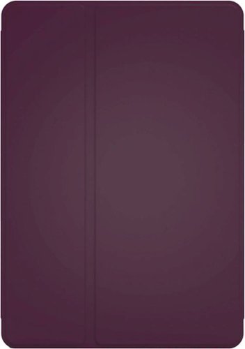 STM - Studio Folio Case for Apple® iPad® 10.2" (9th/8th/7th Gen), iPad Air 10.5" (3rd Gen), and iPad Pro 10.5" - Dark Purple-Front_Standard 