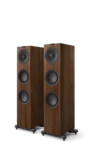 KEF - Q7 Meta Floorstanding Speaker (Each) - Walnut