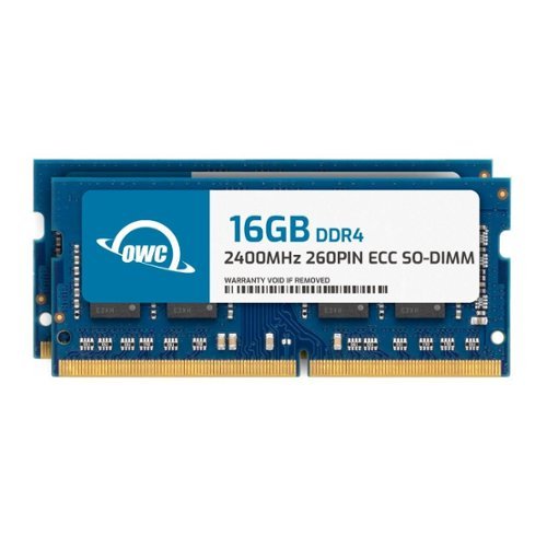 OWC 32GB (2x16GB) DDR4 2400MHZ PC4 19200 CL17 2RX8 ECC Unbuffered