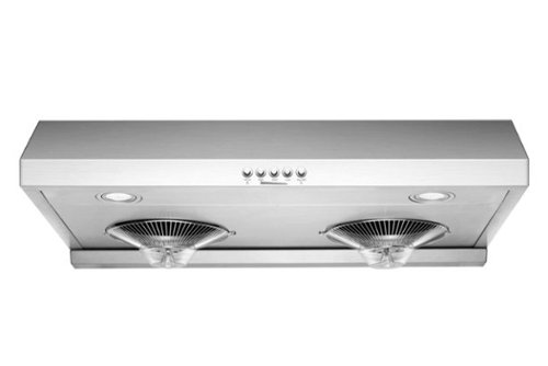 Hauslane - 30 inches - Externally Vented - Under cabinet Range Hood - Silver-Front_Standard 