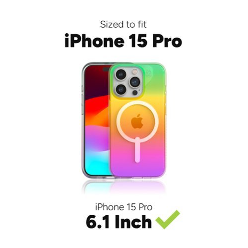 ZAGG Milan Snap MagSafe Compatible Case for Apple iPhone 15 Pro - Iridescent BUY IN QATAR