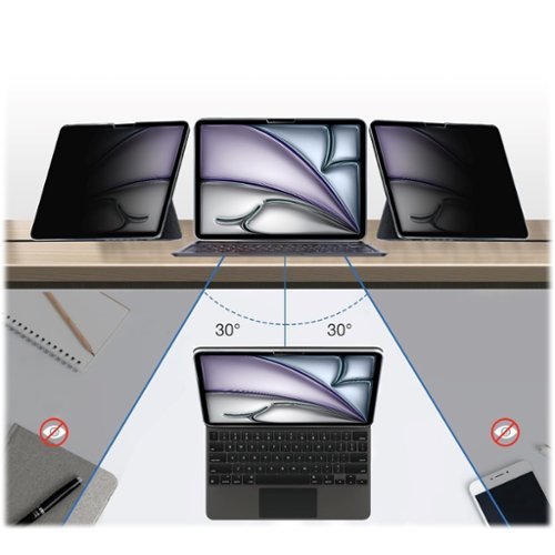 SaharaCase Easy Apply Tempered Glass Screen Protector for Apple iPad Air (M2) 11 2024 - Privacy WHERE TO BUY