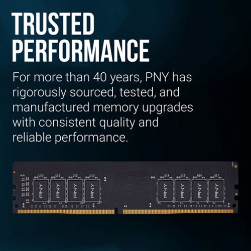 PNY Performance 16GB (1x16GB) DDR4 RAM 3200MHz (PC4-25600) - CL22, 1.2V - Desktop Memory - MD16GSD43200-TB - Black WORLDWIDE DELIVERY