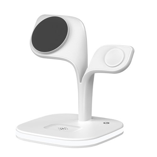 Trexonic - 5 in 1 Fast Wireless  Charging Station - White-Front_Standard 