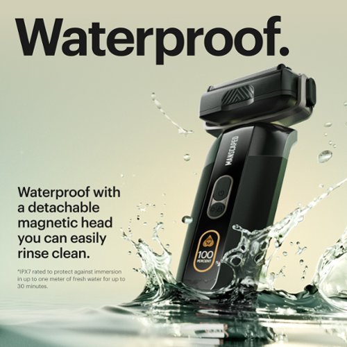 Manscaped The Chairman Pro Essentials Kit Rechargeable Wet/Dry Electric Foil Face Shaver and SkinSafe Stubble Trimmer - Black WHERE TO BUY