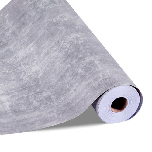 VEVOR - Peel and Stick Wallpaper,15.7x590.5 inch Contact Paper Waterpoof Self Adhesive, Easy to Clean Wall Decorative Vinyl Roll - Dark Gray-Front_Standard 
