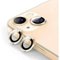 Entronix - iPhone 14 Camera Lens Protector - Luxury Metal Design for Ultimate Protection - Gold-Front_Standard