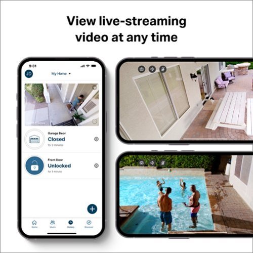 Chamberlain myQ Smart Outdoor Home Security Camera - White GLOBAL SHIPPING