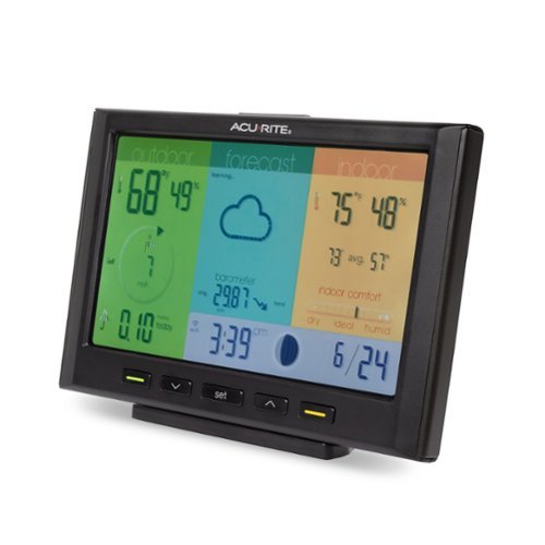AcuRite Iris Home Weather Station with Wi-Fi Color Display - Black WORLDWIDE DELIVERY