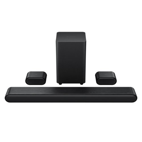 TCL - S4510 5.1 Channel S-Class Soundbar with Wireless Subwoofer and Rear Speakers, DTS Virtual:X - Black