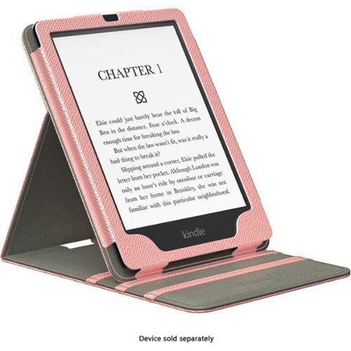 SaharaCase Indy Series Vertical Folio Case for Amazon Kindle Paperwhite (2024) and Colorsoft - Pink WORLDWIDE DELIVERY