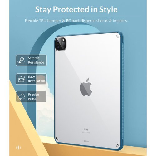 SaharaCase Hard Shell Case for Apple iPad Pro 11 (2nd, 3rd, and 4th Gen 2020-2022) - Blue HOW TO BUY