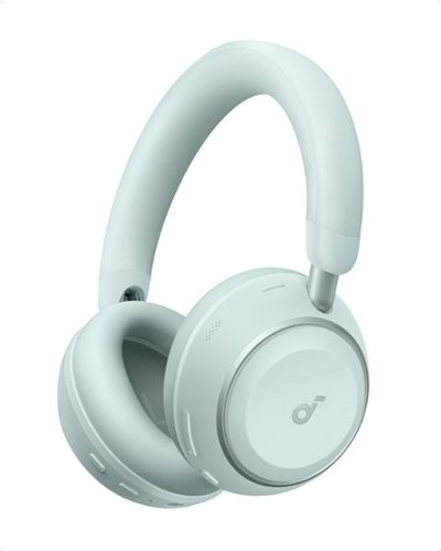 Soundcore - by Anker Space 2 Wireless Bluetoth Noise Cancelling Over-the-Ear Headphones with 50H ANC Playtime and All-Day Comfort - Seafoam Green-Front_Standard 