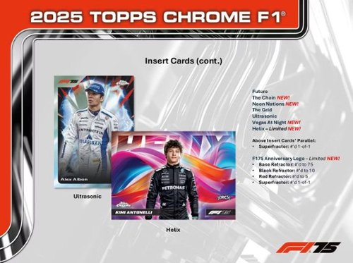2025 Topps Chrome Formula 1 Hobby Box - Best Buy