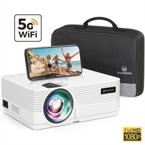Vankyo Leisure 470 Pro Native 1080P Wireless Single LCD Mini Projector - White HOW TO BUY