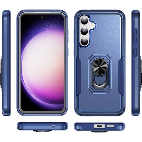 SaharaCase Military Kickstand Series Case for Samsung Galaxy S23 FE - Blue HOW TO BUY