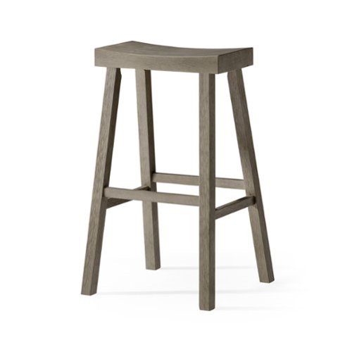 Maven Lane - 31" Vincent Barstool Finish - Antiqued Grey-Front_Standard 