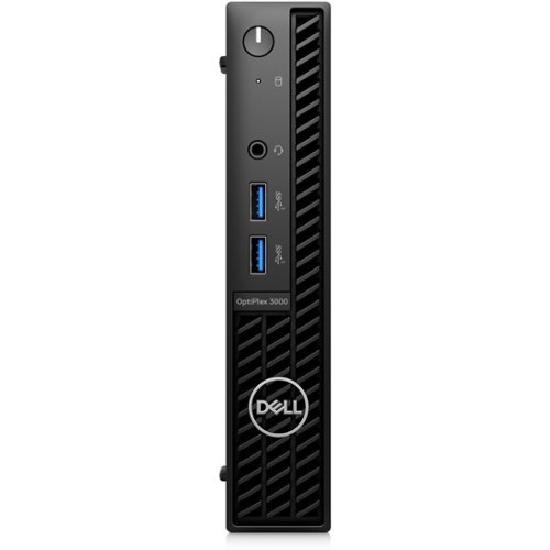 Dell - OptiPlex 3000 Desktop - Intel i5-12500T - 8 GB Memory - 256 GB SSD - Black-Front_Standard 